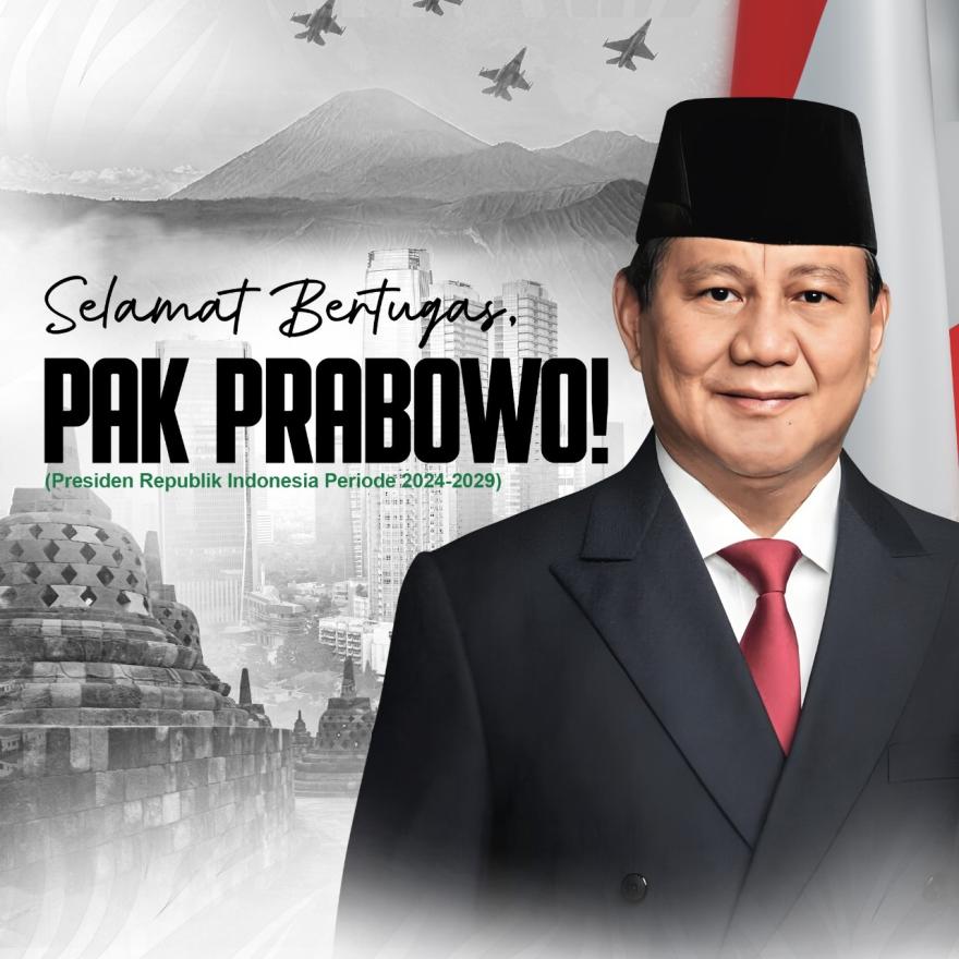 SELAMAT BERTUGAS PAK PRABOWO SUBIANTO 2024-2029